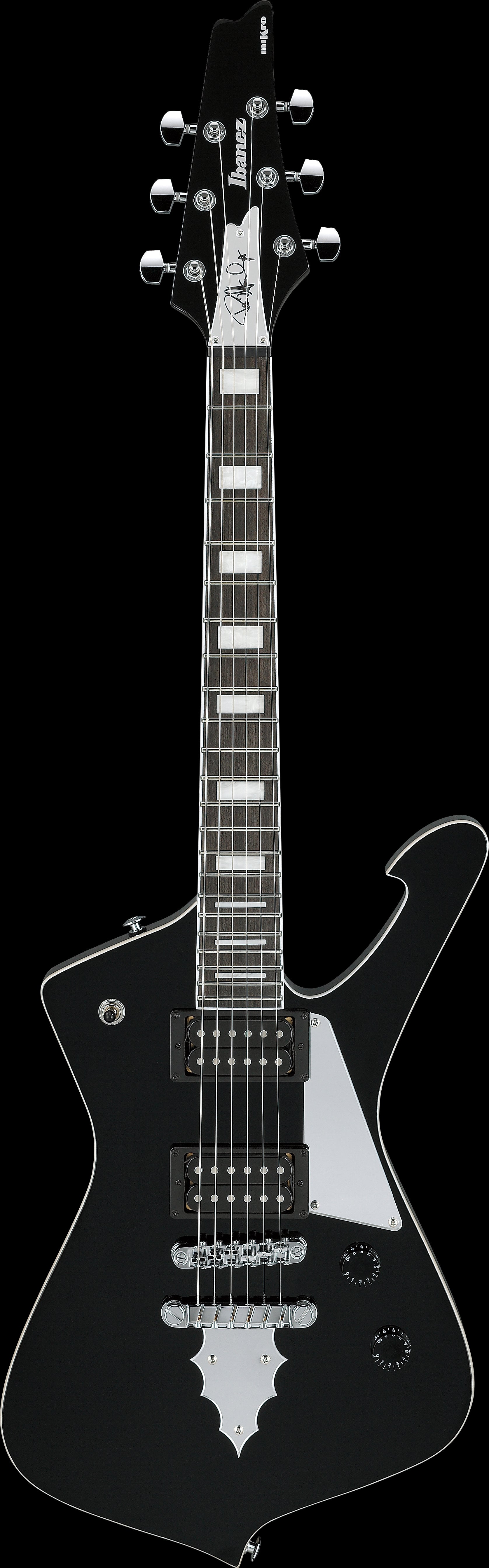 Ibanez Electric Guitar - Paul Stanley Signature 6str Electric Guitar (22.2" scale) - Black - PSM10BK