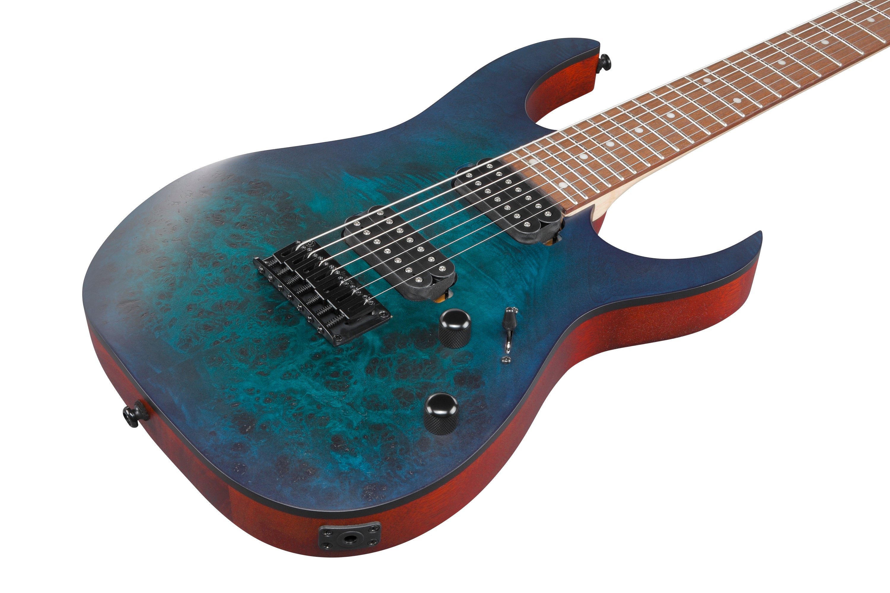 Ibanez Electric Guitar - RG Standard 7str Electric Guitar - Sapphire Blue Flat - RG7421PBSBF