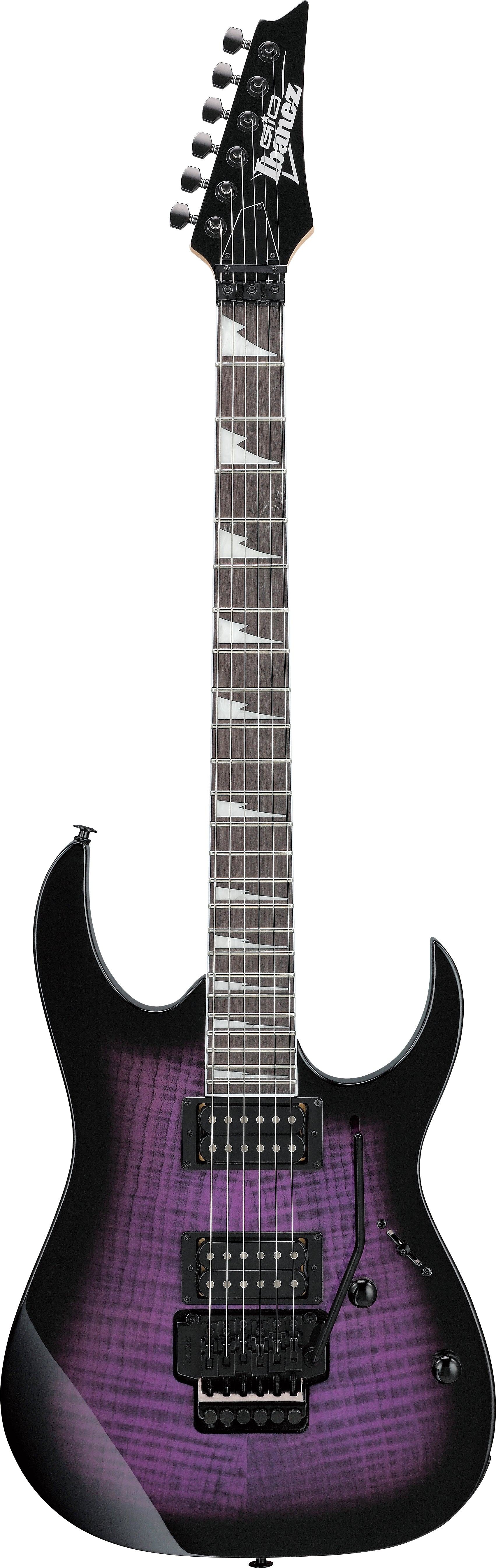 Ibanez Electric Guitar - GIO RG 6str Electric Guitar - Transparent Violet Sunburst - GRG320FATVT
