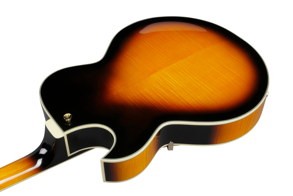 Ibanez Electric Guitar - George Benson Signature  6str Electric Guitar w/Case - Vintage Yellow Sunburst - LGB30VYS