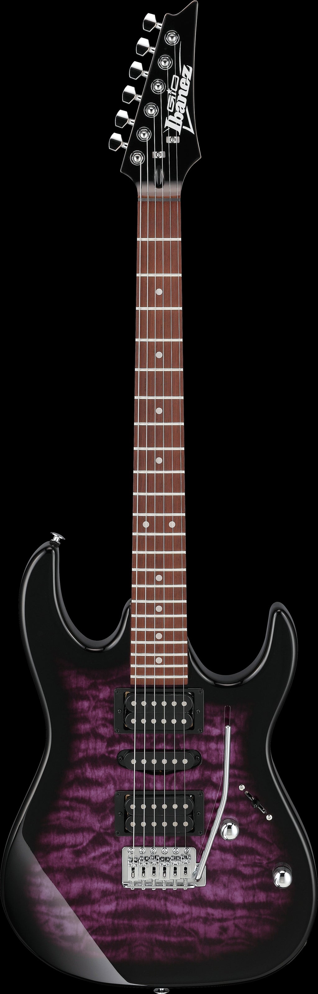 Ibanez Electric Guitar - GIO RX 6str Electric Guitar - Transparent Violet Sunburst - GRX70QATVT