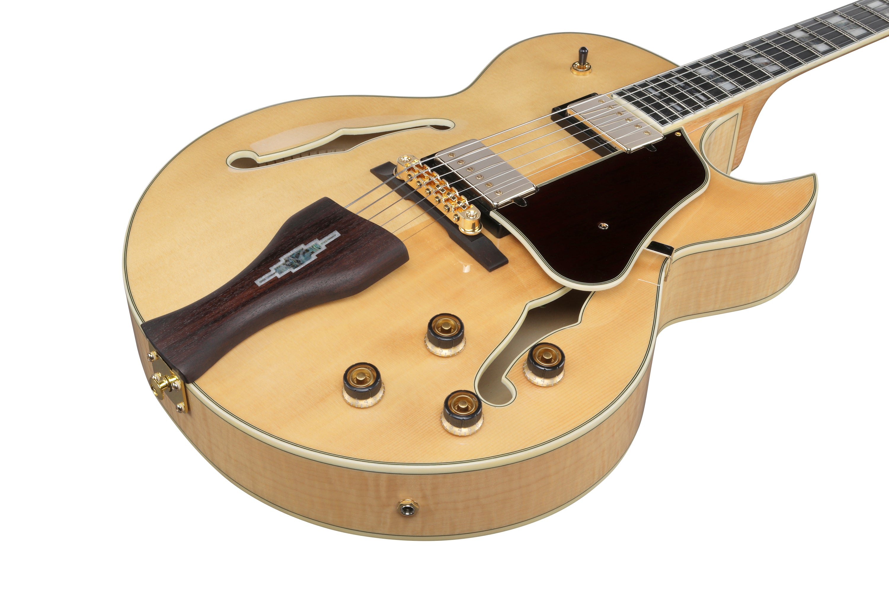 Ibanez Electric Guitar - George Benson Signature  6str Electric Guitar w/Case - Natural - LGB30NT