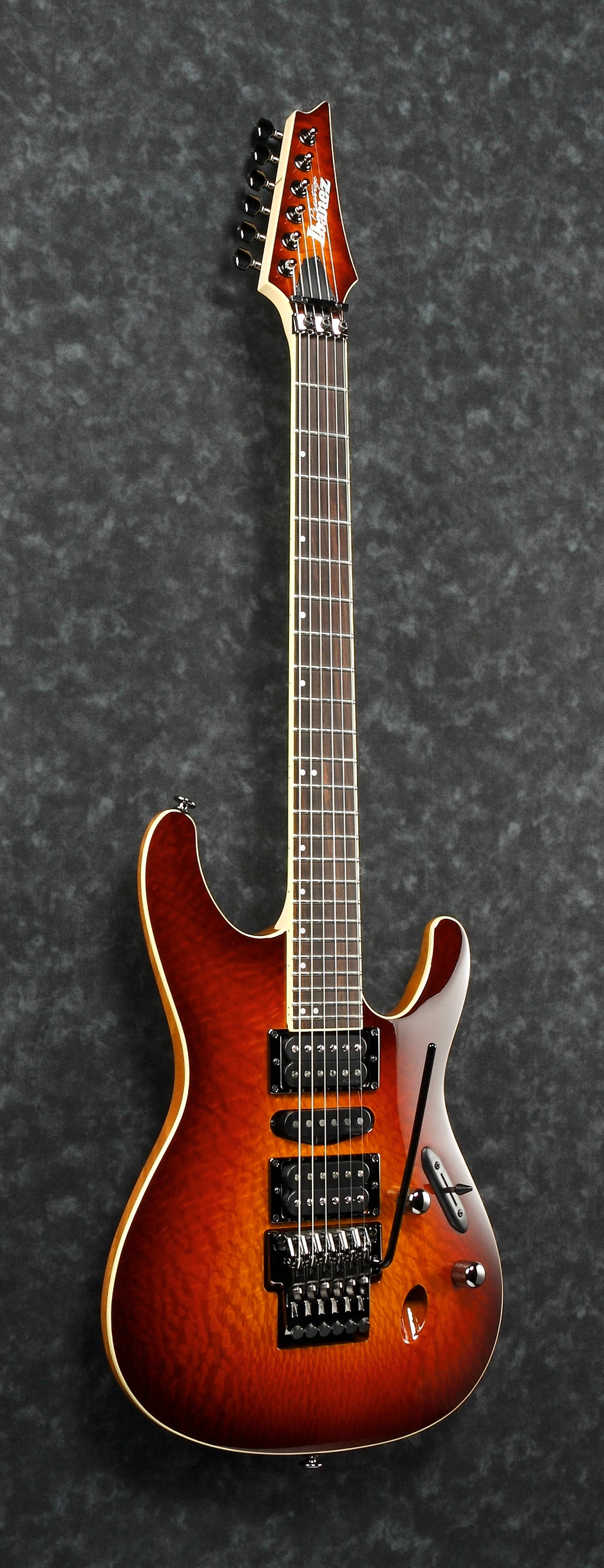 Ibanez Electric Guitar - S Prestige 6str Electric Guitar w/Case - Sunset Burst - S6570SKSTB