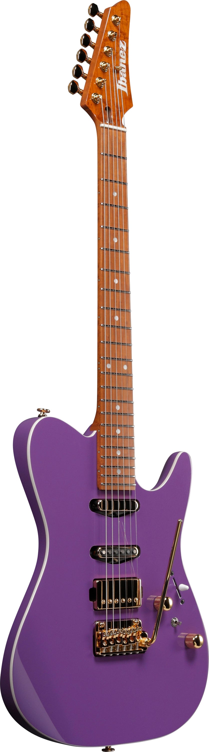 Ibanez Electric Guitar - Lari Basilio Signature 6str Electric Guitar w/Case - Violet - LB1VL