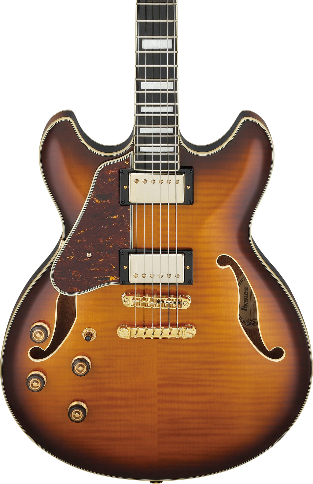 Ibanez Electric Guitar - AS Artcore Expressionist 6str Electric Guitar Left Handed - Violin Sunburst - AS93FMLVLS