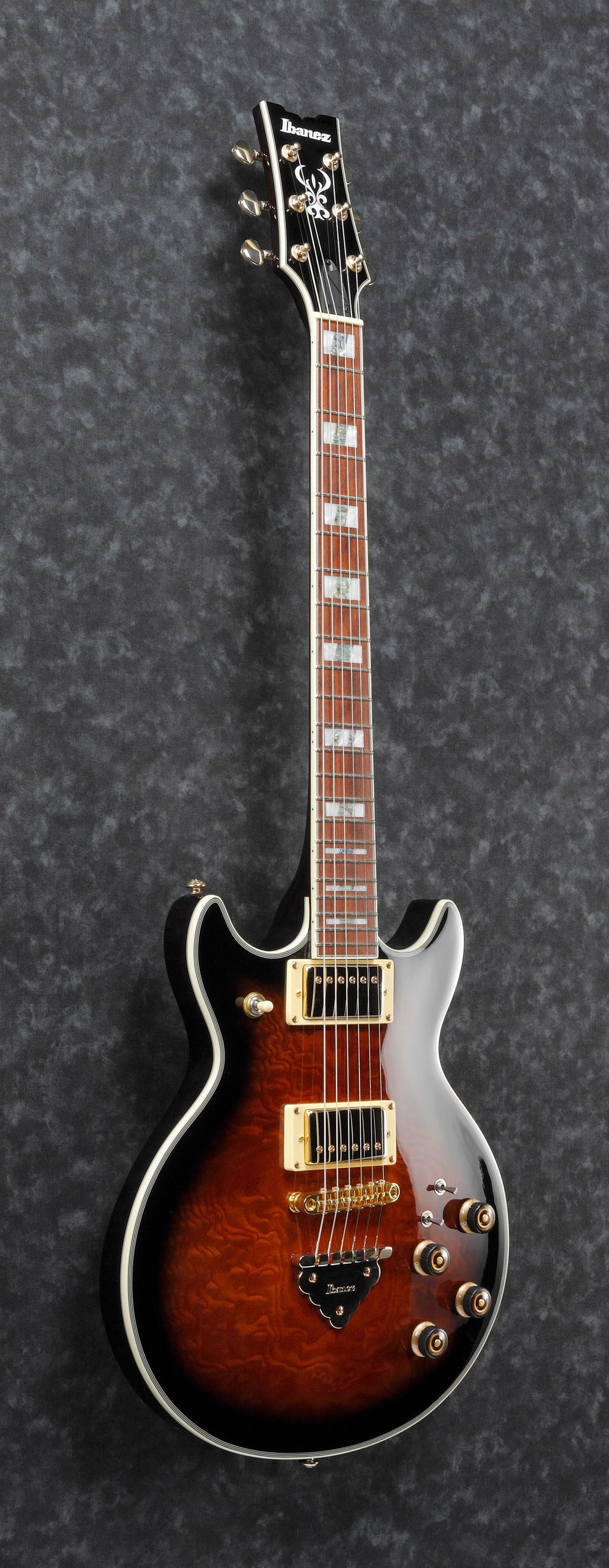 Ibanez Electric Guitar - AR Standard 6str Electric Guitar  - Dark Brown Sunburst - AR325QADBS