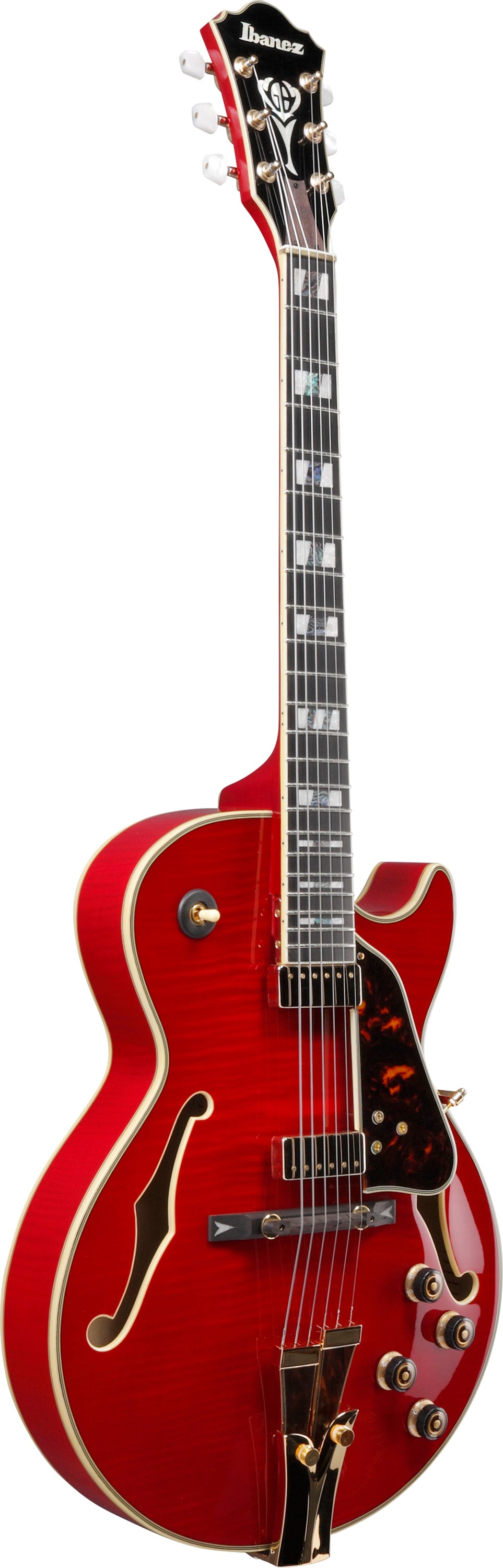 Ibanez Electric Guitar - George Benson Signature 6str Electric Guitar - Sapphire Red - GB10SEFMSRR