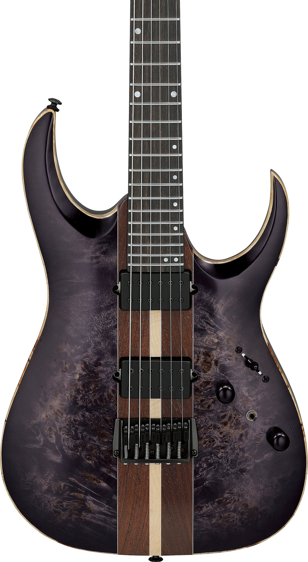 Ibanez Electric Guitar - RGA Premium 6str Electric Guitar w/ Bag - Deep Twilight Burst Low Gloss - RGA21P1PBDRL