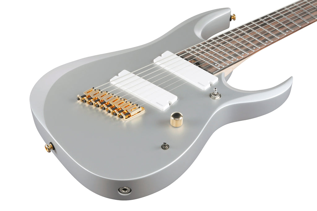 Ibanez Electric Guitar - RGD Axe Desing Lab Multi-scale 8str Electric Guitar - Classic Silver Matte - RGDMS8CSM