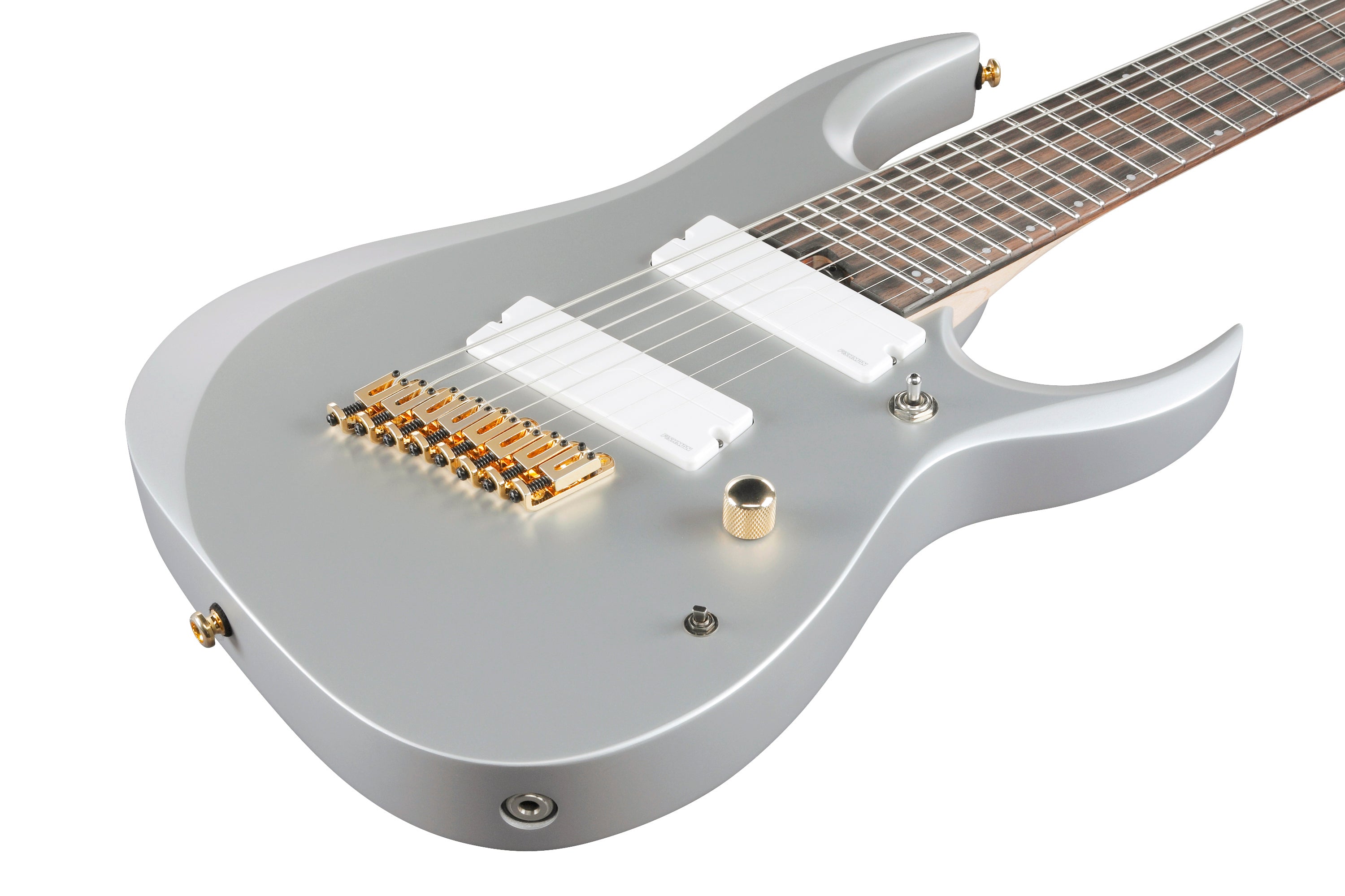 Ibanez Electric Guitar - RGD Axe Desing Lab Multi-scale 8str Electric Guitar - Classic Silver Matte - RGDMS8CSM