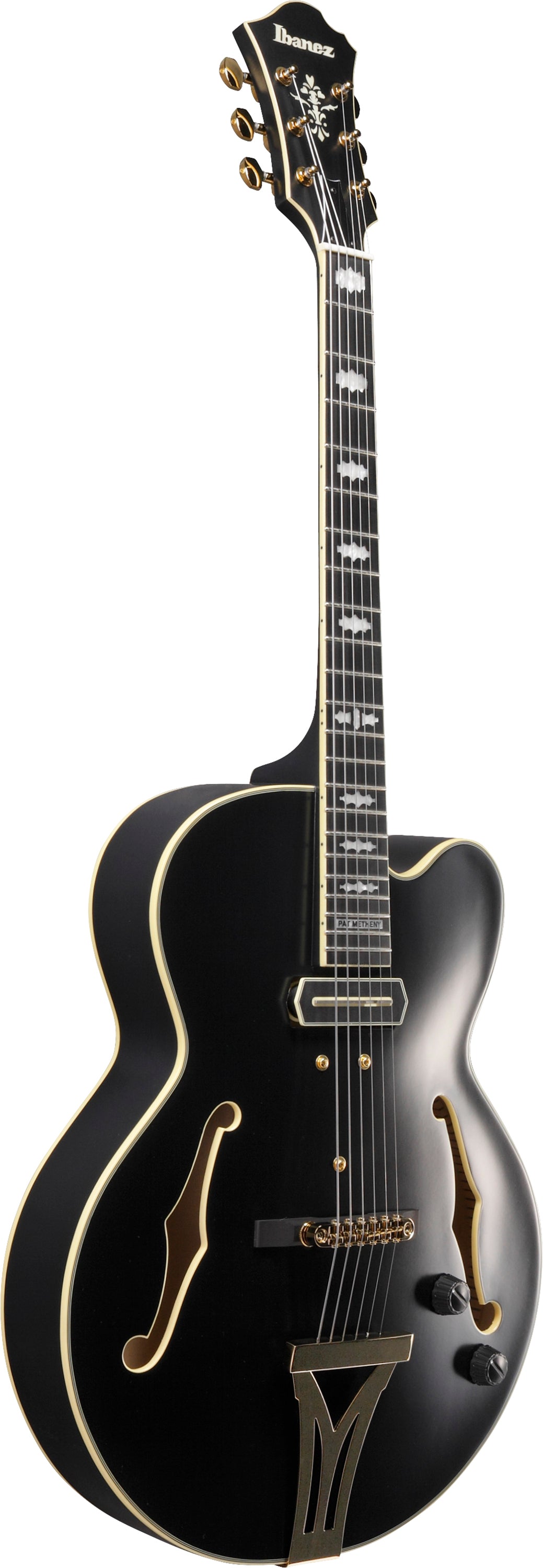 Ibanez Electric Guitar - Pat Metheny Signature 6str Electric Guitar w/Case - Black Low Gloss - PM3CBKL