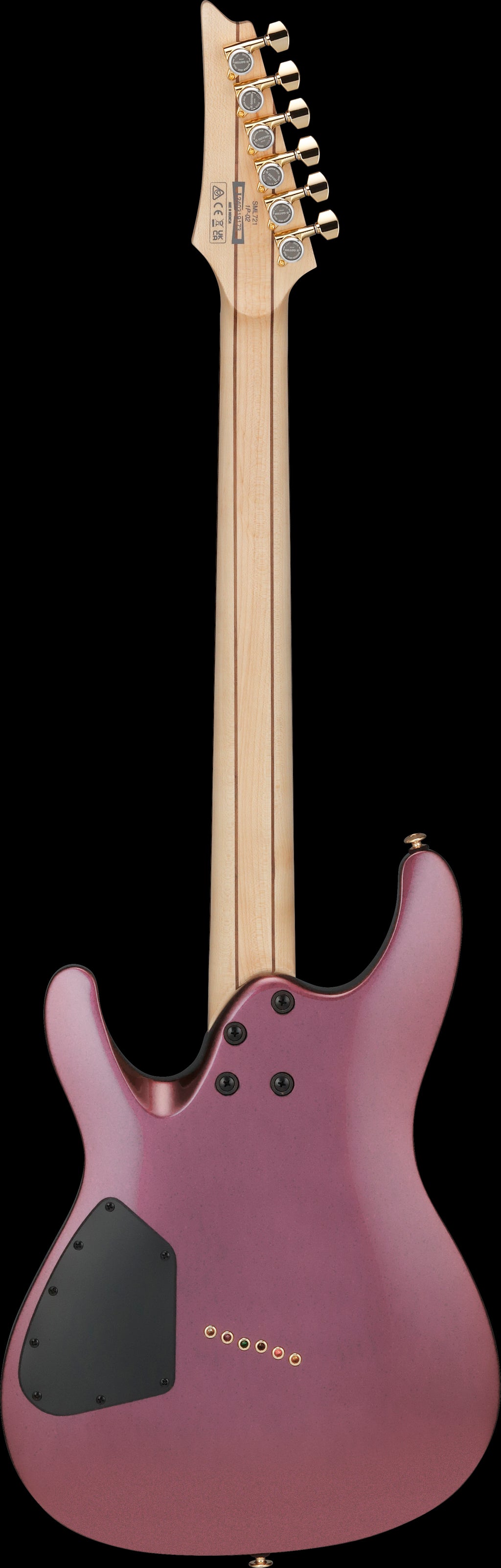 Ibanez Electric Guitar - S Axe Design Lab Multi-scale 6str Electric Guitar - Rose Gold Chameleon - SML721RGC