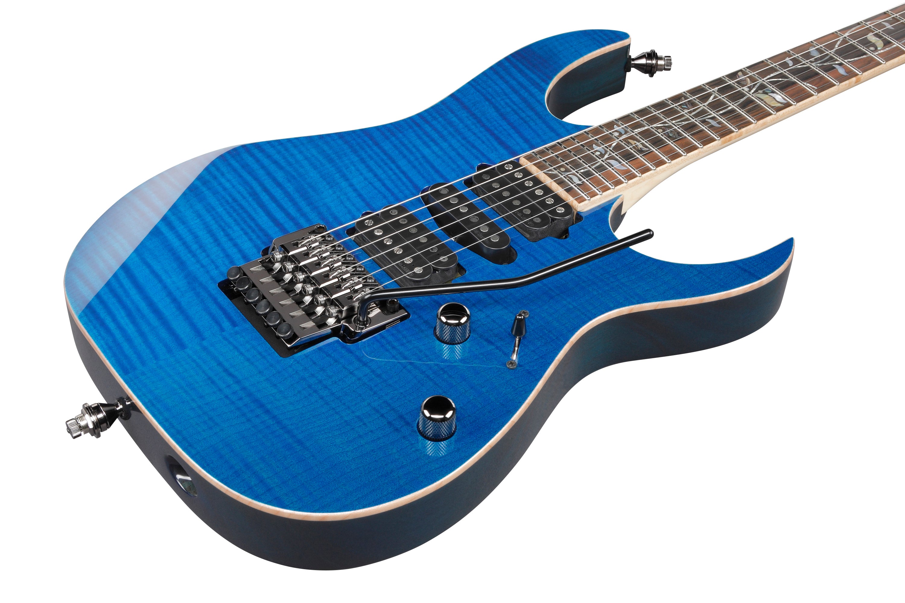 Ibanez Electric Guitar - RG j.custom 6str Electric Guitar w/Case - Royal Blue Sapphire - RG8570RBS