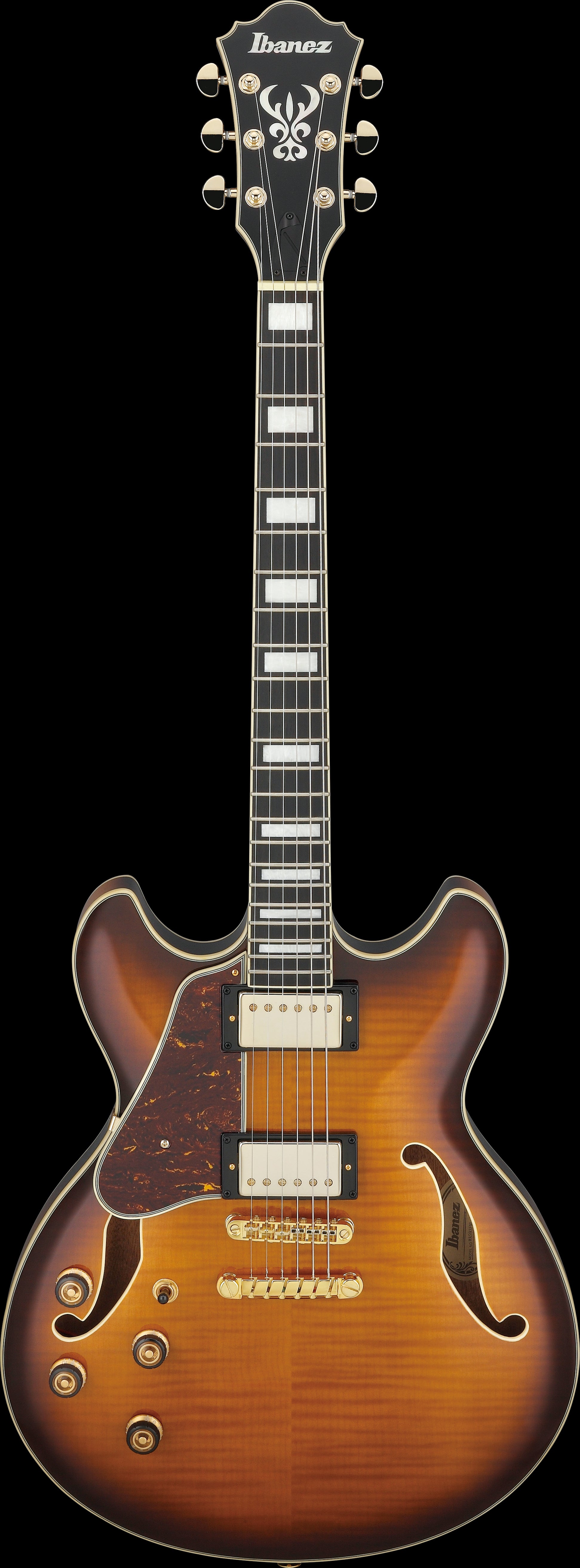 Ibanez Electric Guitar - AS Artcore Expressionist 6str Electric Guitar Left Handed - Violin Sunburst - AS93FMLVLS