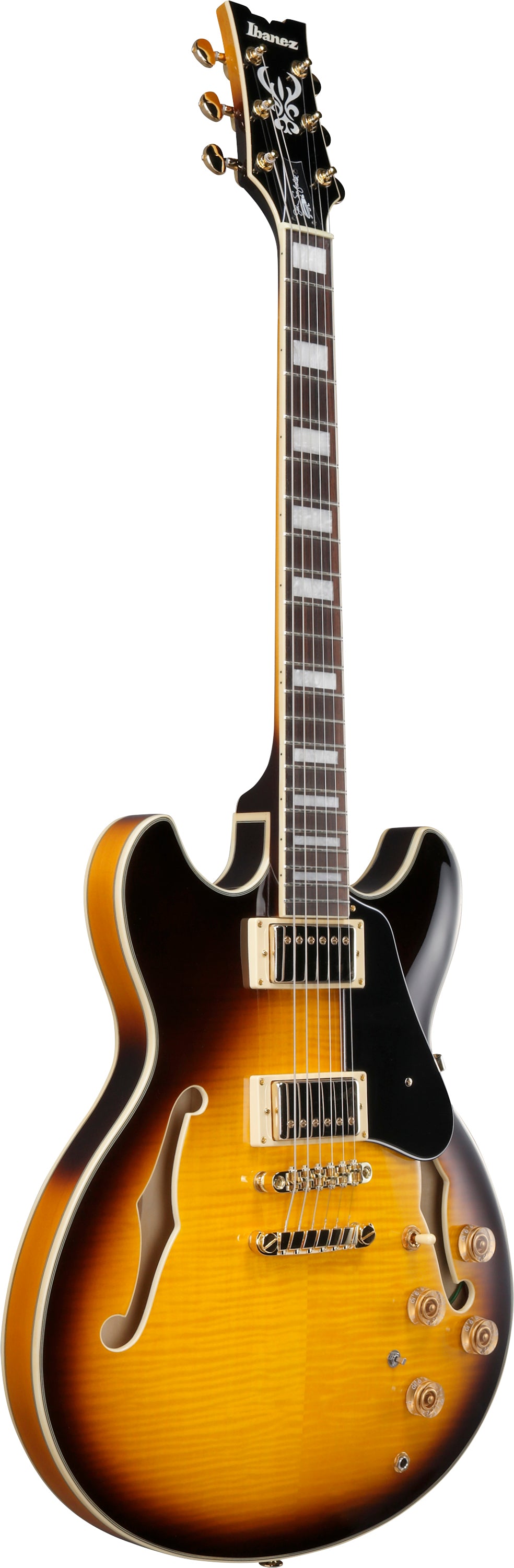 Ibanez Electric Guitar - John Scofield Signature 6str Electric Guitar - Two-tone Burst - JSM10EMTTB
