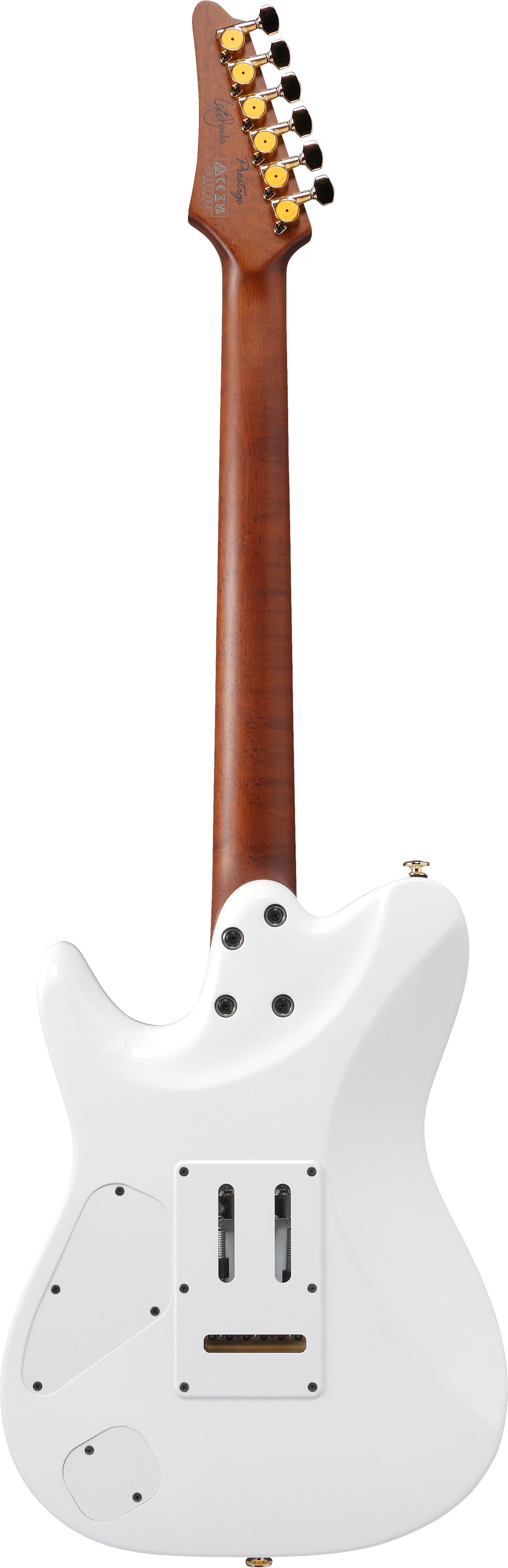 Ibanez Electric Guitar - Lari Basilio Signature 6str Electric Guitar w/Case - White - LB1WH