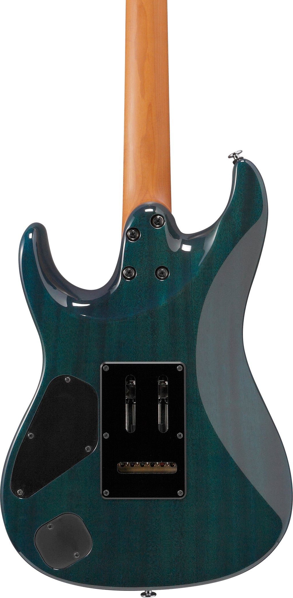 Ibanez Electric Guitar - Martin Miller Signature 6str Electric Guitar w/Case - Transparent Aqua Blue - MMN1TAB