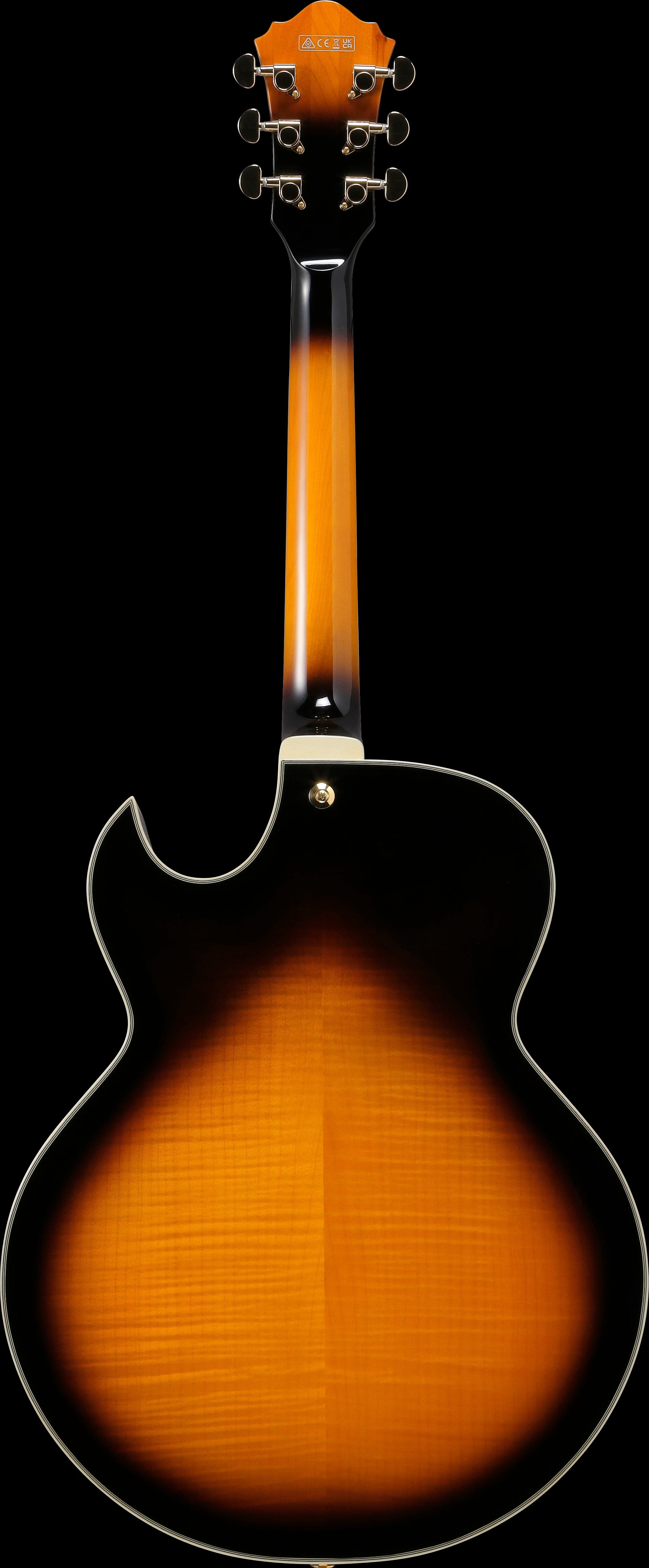 Ibanez Electric Guitar - George Benson Signature  6str Electric Guitar w/Case - Vintage Yellow Sunburst - LGB30VYS