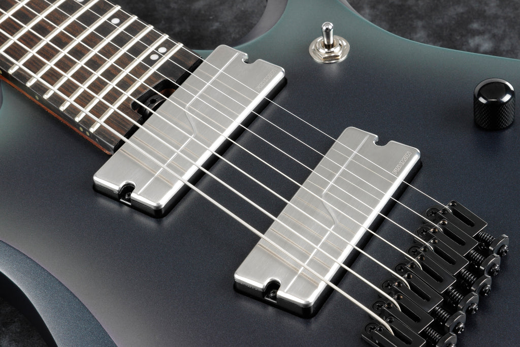 Ibanez Electric Guitar - RGD Axe Design Lab Multi Scale 7str Electric Guitar - Black Aurora Burst Matte - RGD71ALMSBAM