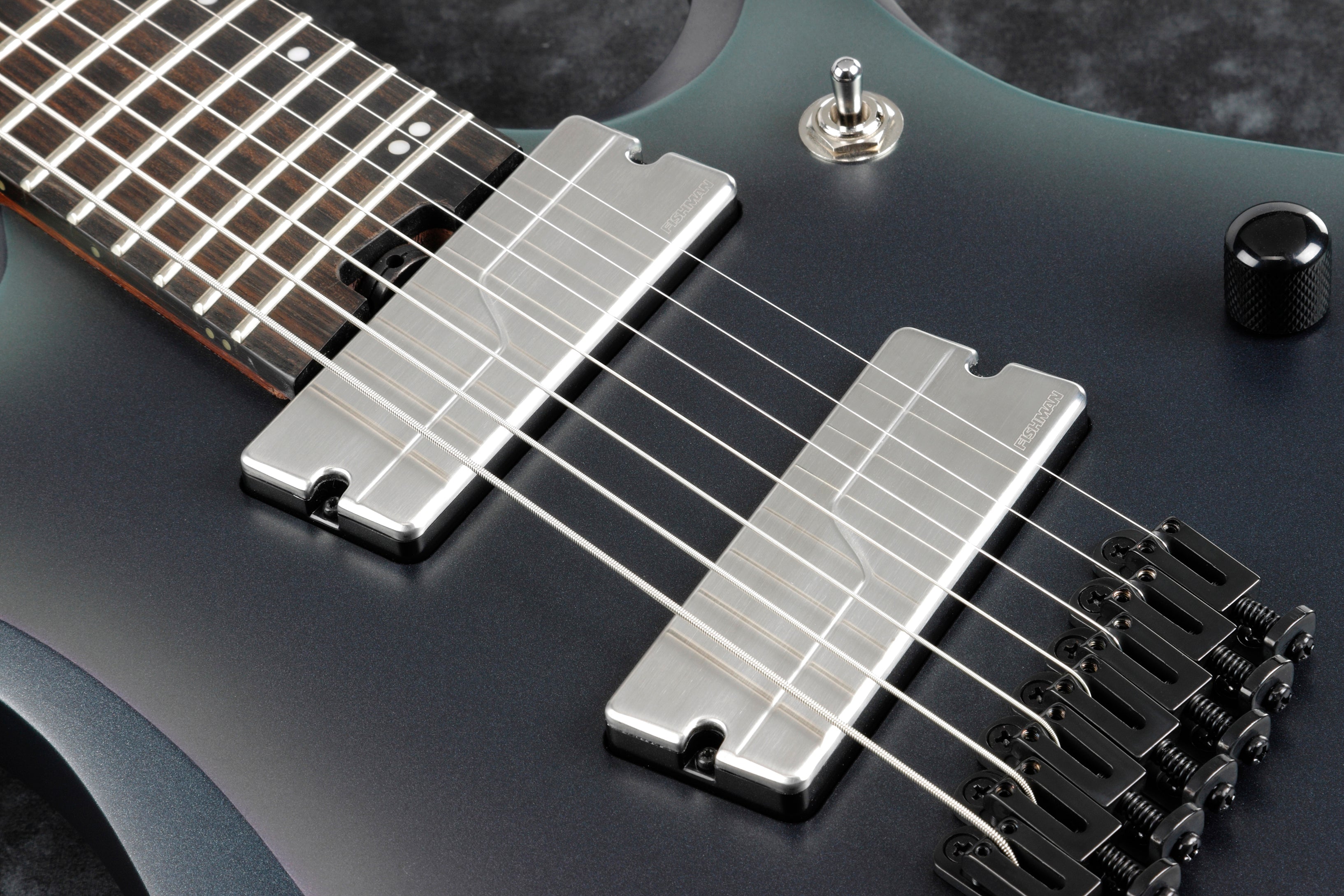 Ibanez Electric Guitar - RGD Axe Design Lab Multi Scale 7str Electric Guitar - Black Aurora Burst Matte - RGD71ALMSBAM