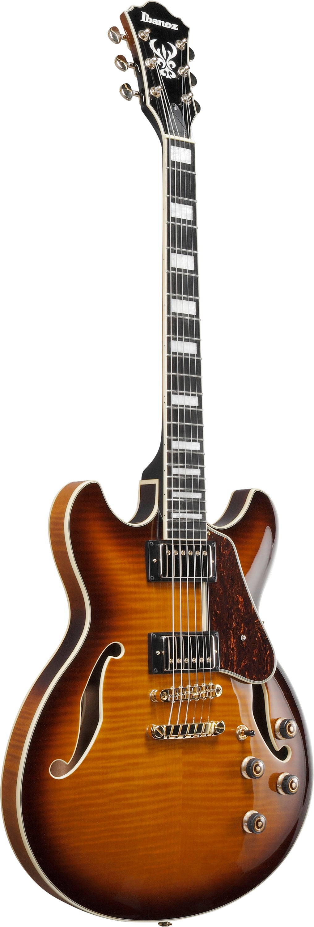 Ibanez Electric Guitar - AS Artcore Expressionist 6str Electric Guitar - Violin Sunburst - AS93FMVLS