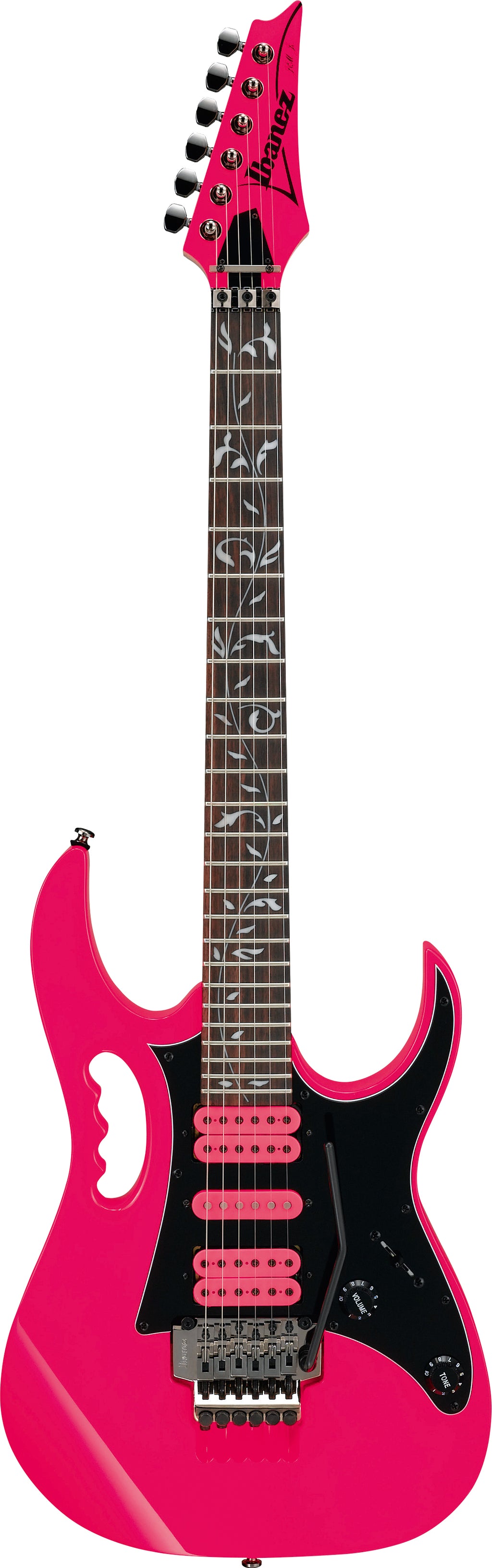 Ibanez Electric Guitar - Steve Vai Signature 6str Electric Guitar - Pink - JEMJRSPPK