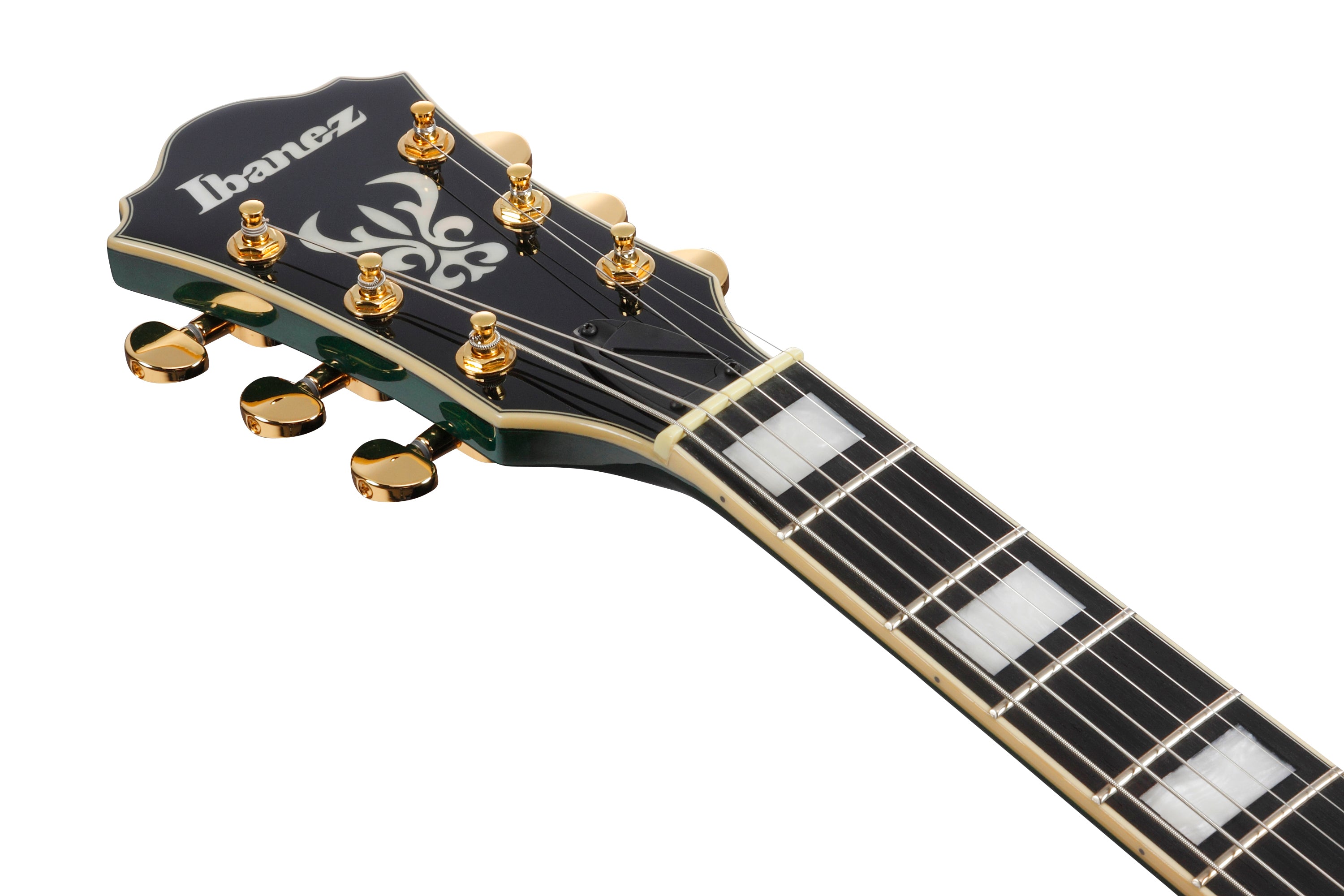 Ibanez Electric Guitar - AS Artcore Expressionist 6str Electric Guitar - Transparent Moss Green - AS93FMTMG