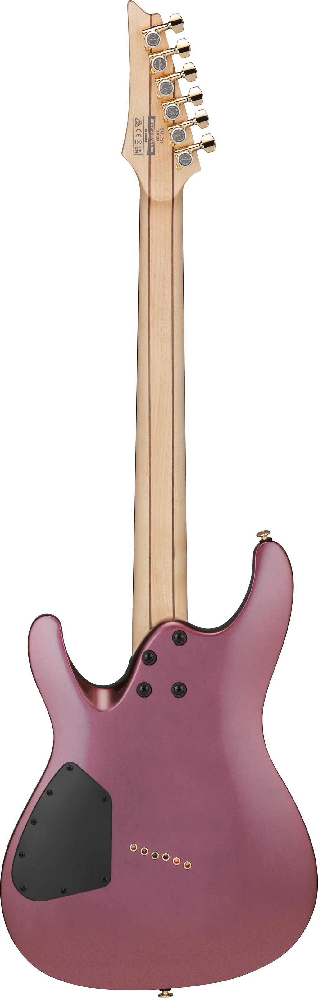 Ibanez Electric Guitar - S Axe Design Lab Multi-scale 6str Electric Guitar - Rose Gold Chameleon - SML721RGC