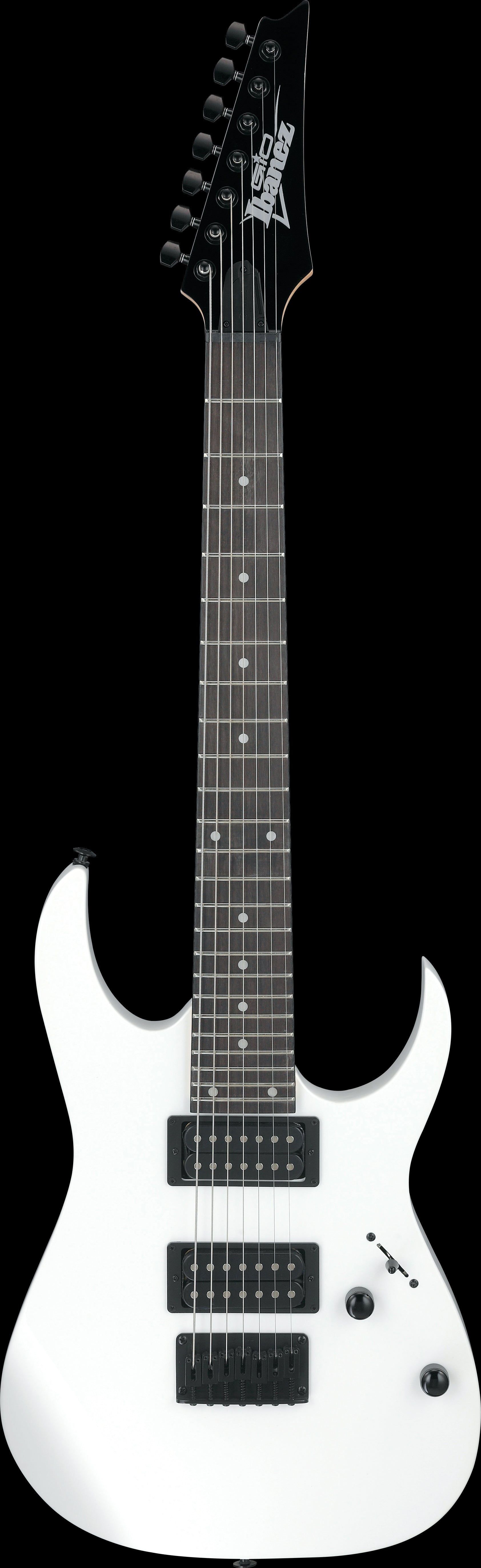 Ibanez Electric Guitar - GIO RG 7str Electric Guitar  - White - GRG7221WH