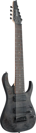 Ibanez Electric Guitar - RG Axe Desing Lab 9str Electric Guitar - Transparent Gray Burst - RG9PBTGF