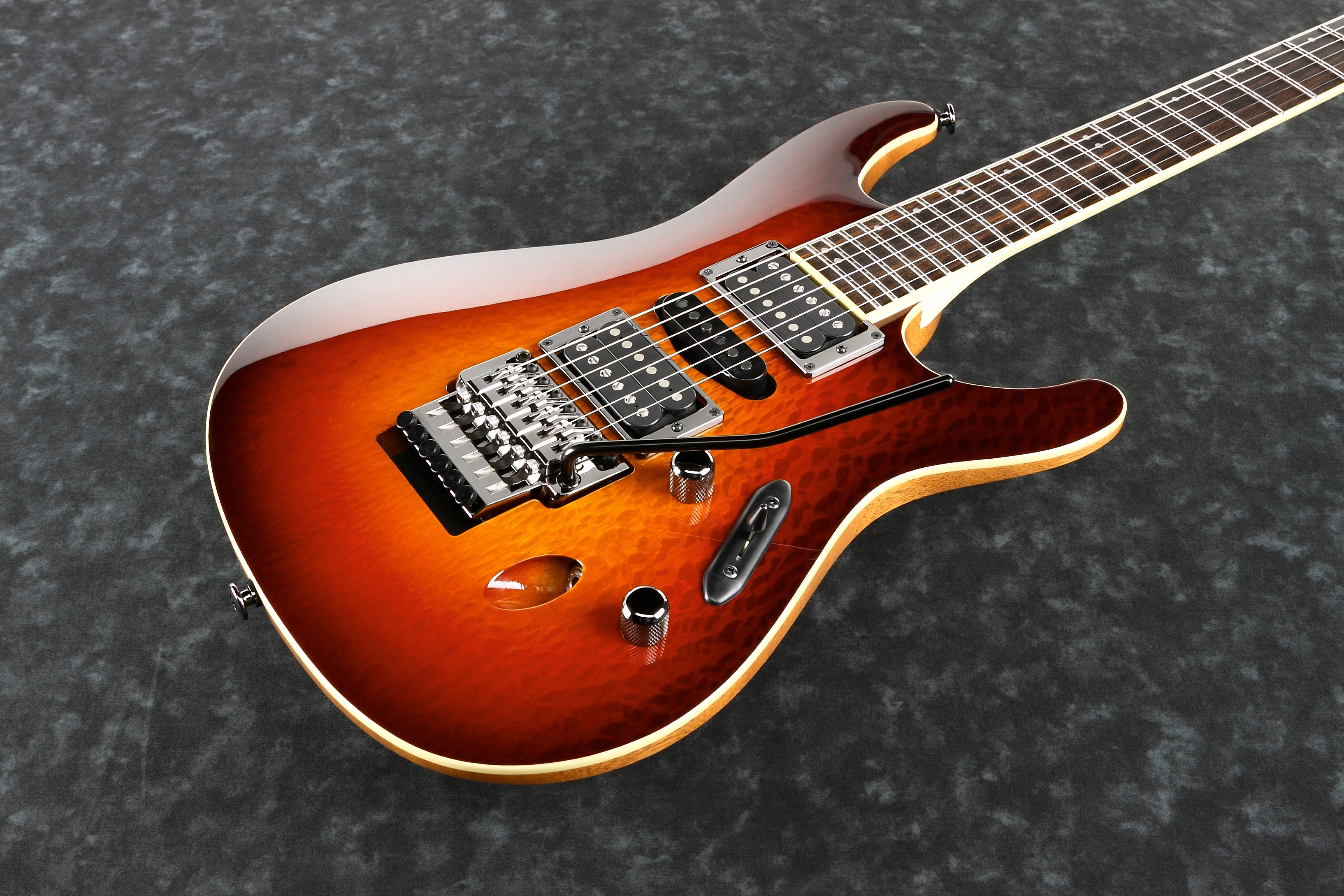 Ibanez Electric Guitar - S Prestige 6str Electric Guitar w/Case - Sunset Burst - S6570SKSTB