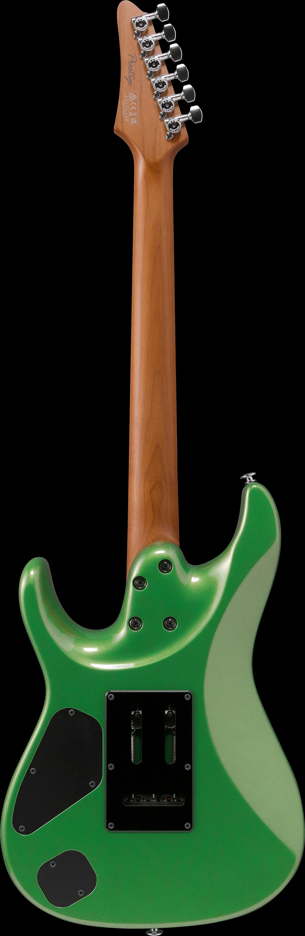 Ibanez Electric Guitar - AZ Prestige 6str Electric Guitar w/Case - Apple Green Metallic - AZ2402AGM