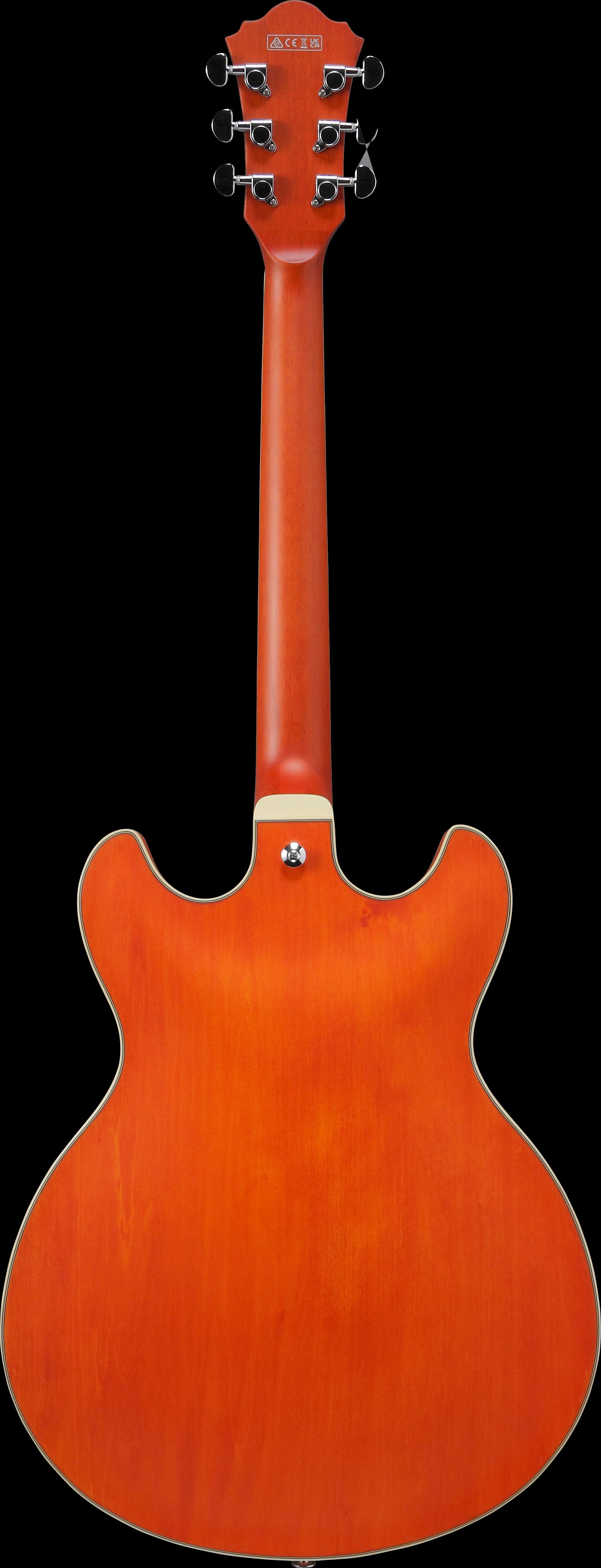 Ibanez Electric Guitar - AS Artcore 6str Electric Guitar  - Transparent Tangerine Flat - AS73TTF