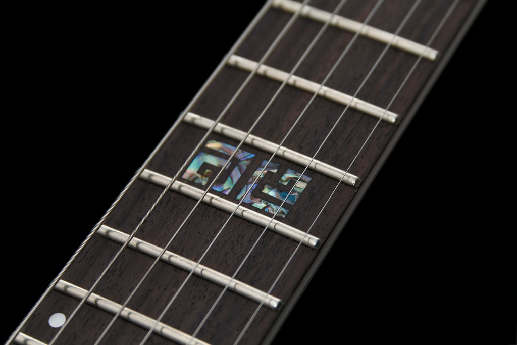 Ibanez Electric Guitar - Kiko Loureiro Signature 6str Electric Guitar w/Case - Transparent Ruby Red - KIKO100TRR