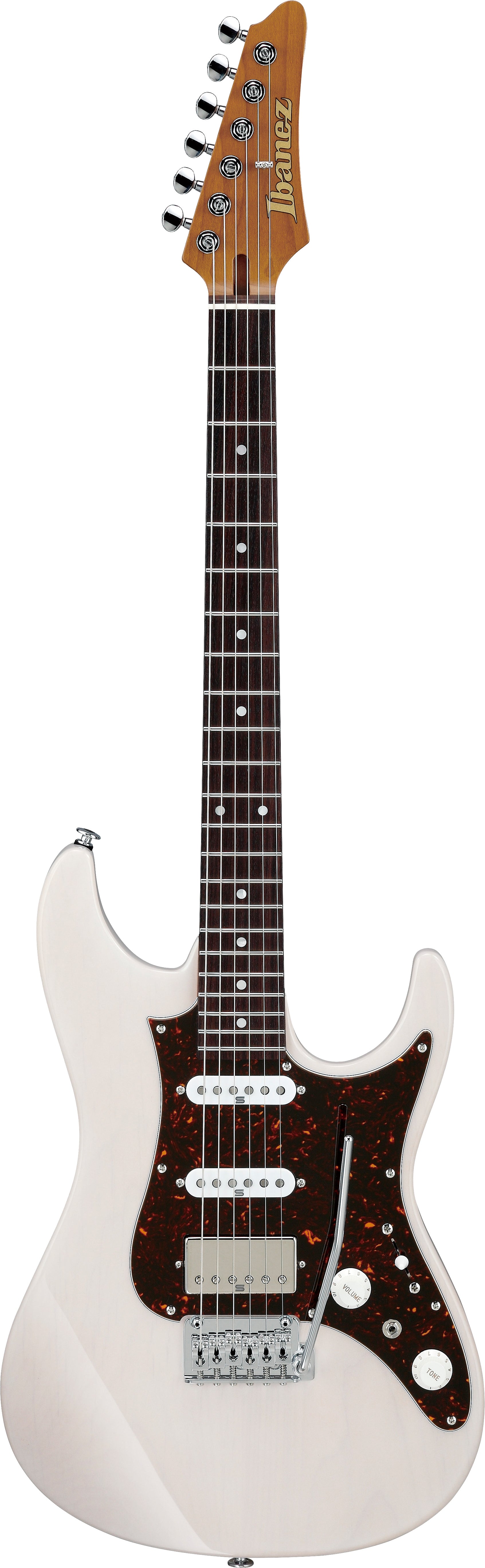Ibanez Electric Guitar - AZ Prestige 6str Electric Guitar w/Case - Antique White Blonde - AZ2204NAWD