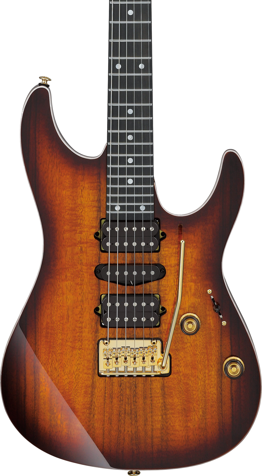 Ibanez Electric Guitar - AZ Premium 6str Electric Guitar w/ Bag - Dragon Eye Burst - AZ47P2KDEB
