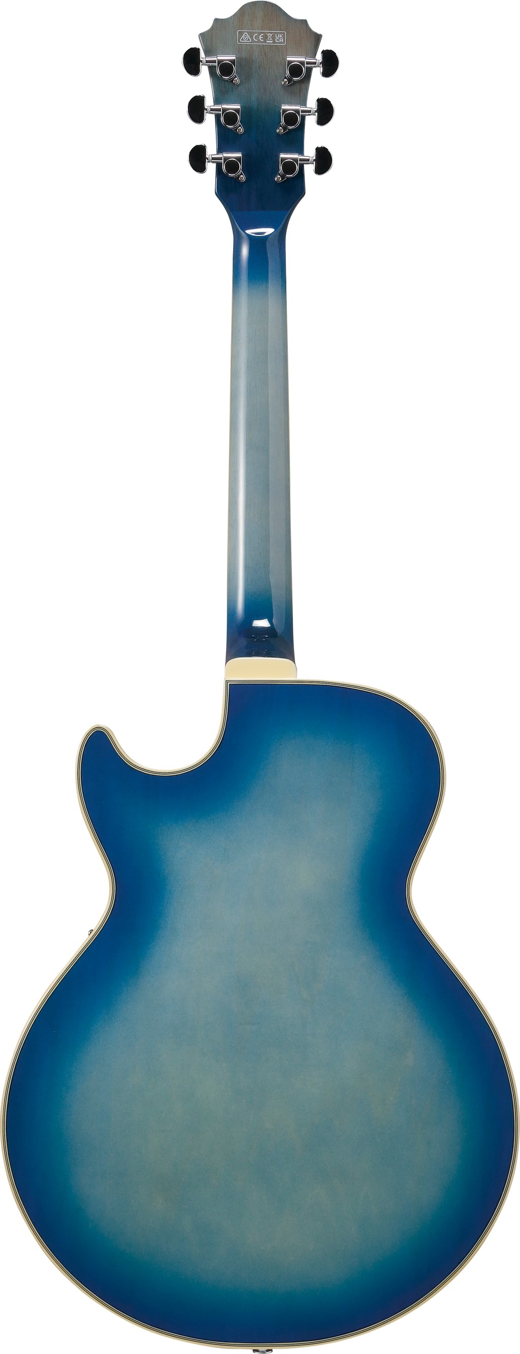 Ibanez Electric Guitar - George Benson Signature 6str Hollow Body Electric Guitar - Jet Blue Burst - GB10EMJBB