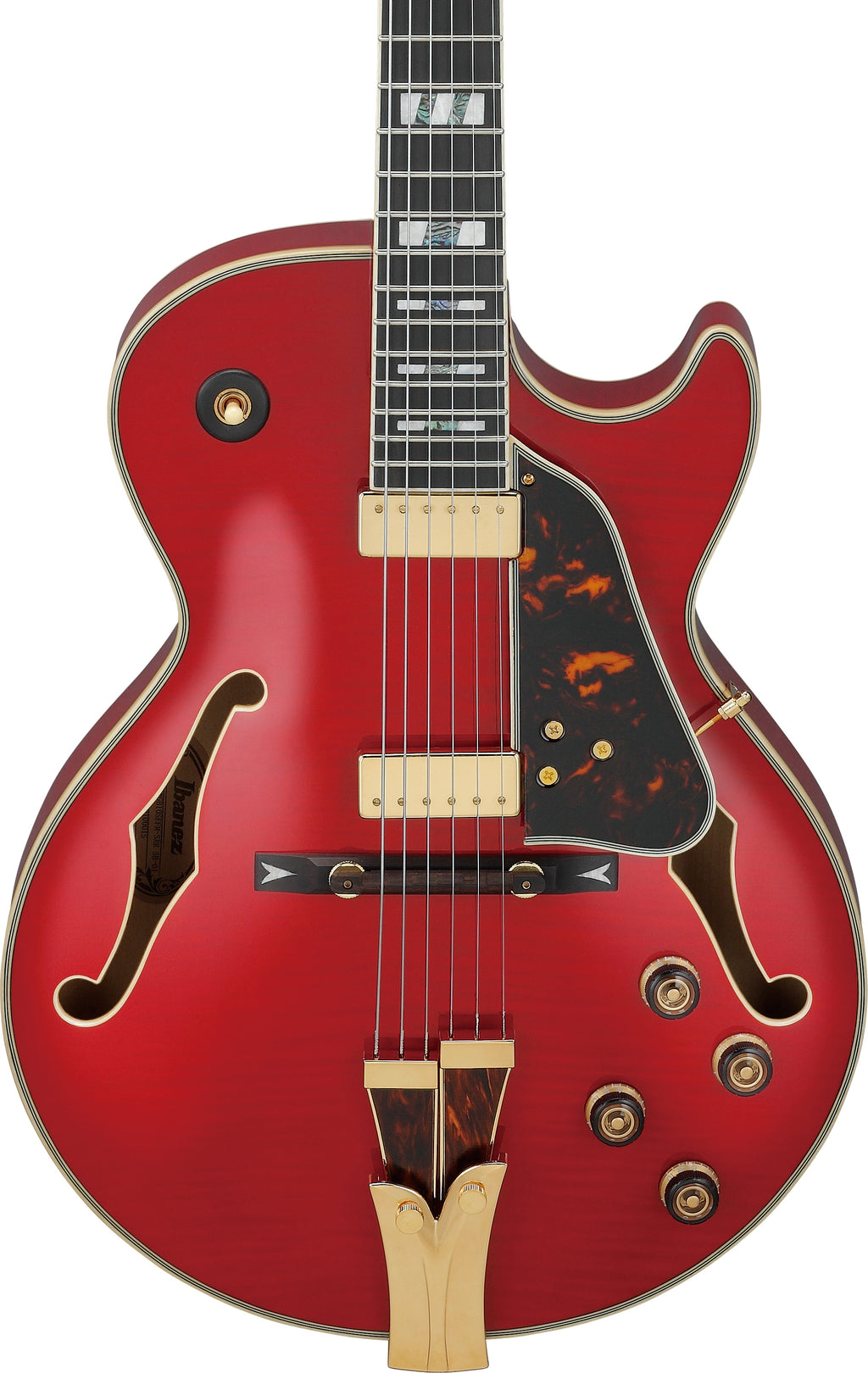 Ibanez Electric Guitar - George Benson Signature 6str Electric Guitar - Sapphire Red - GB10SEFMSRR