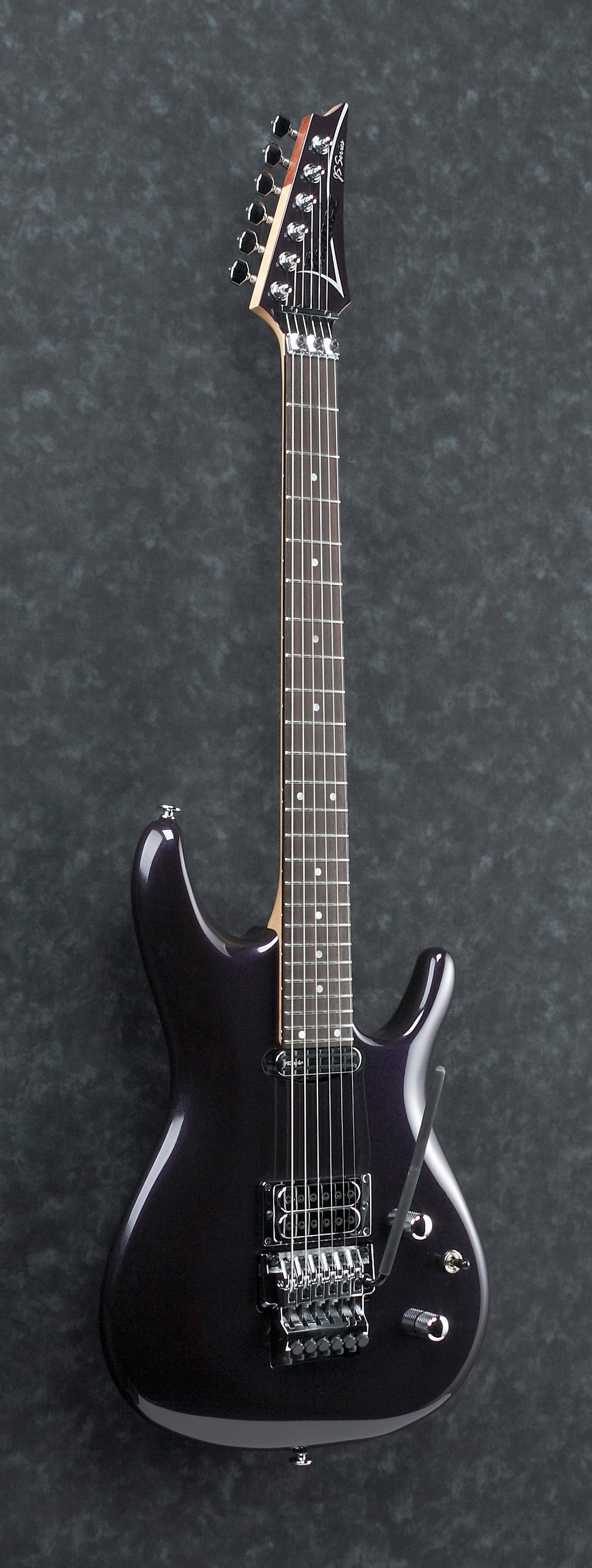 Ibanez Electric Guitar - Joe Satriani Signature 6str Electric Guitar w/Case - Muscle Car Purple - JS2450MCP