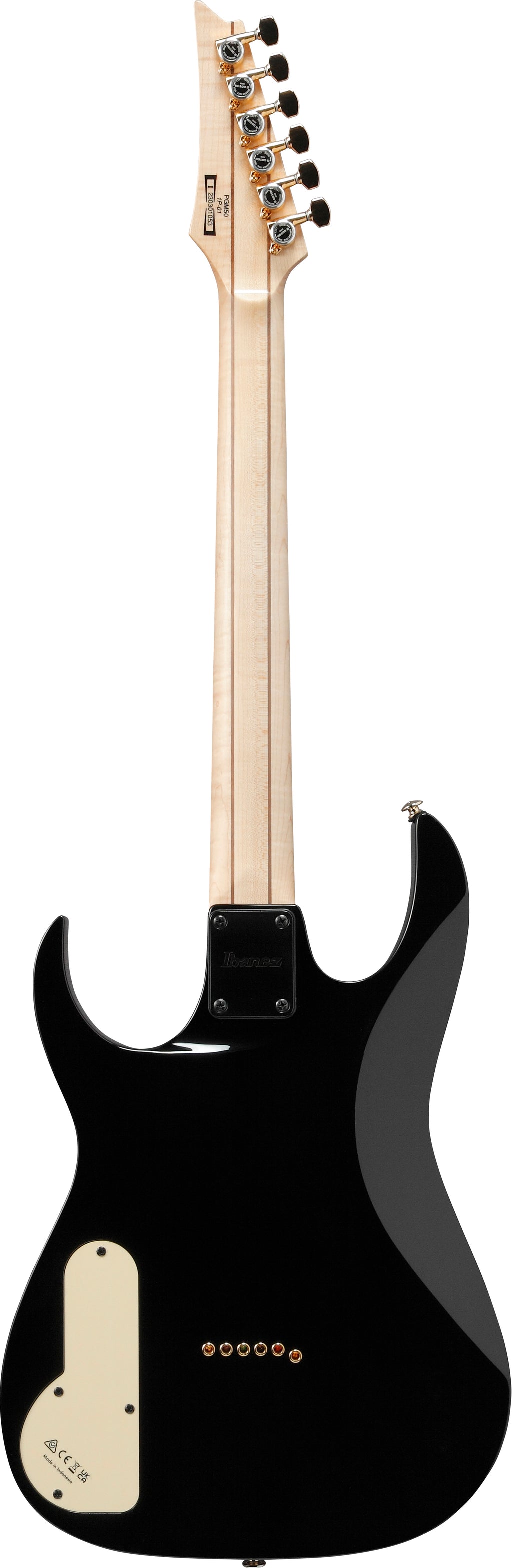 Ibanez Electric Guitar - Paul Gilbert Signature 6str Electric Guitar w/Bag -Black - PGM50BK