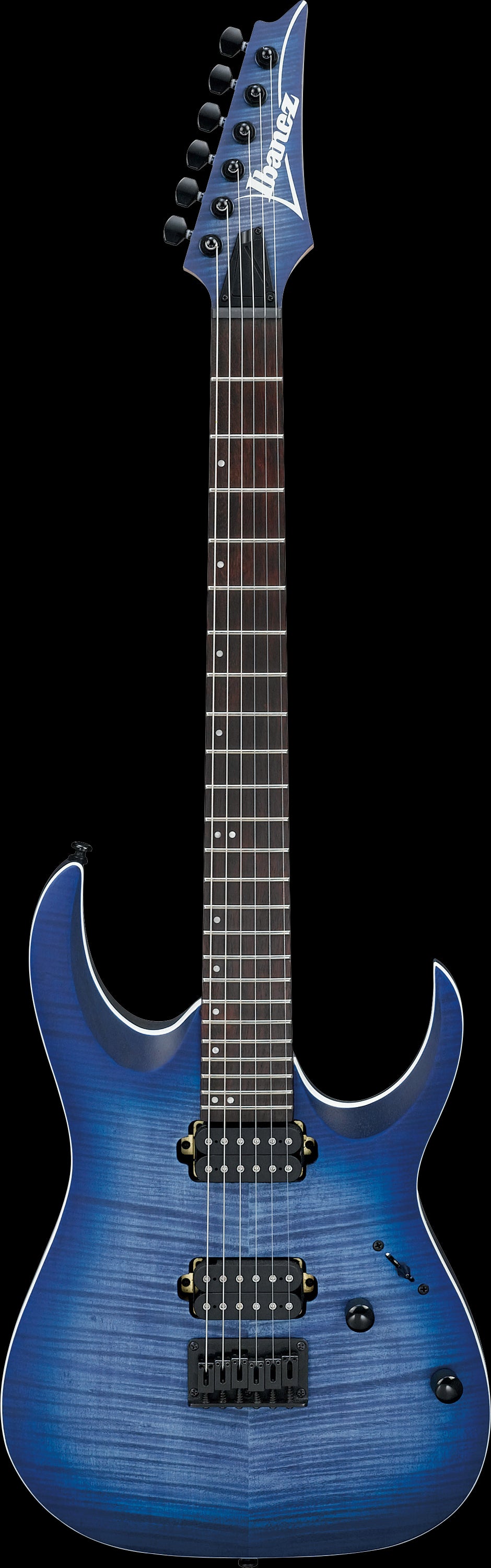 Ibanez Electric Guitar - RGA Standard 6str Electric Guitar - Blue Lagoon Burst Flat - RGA42FMBLF