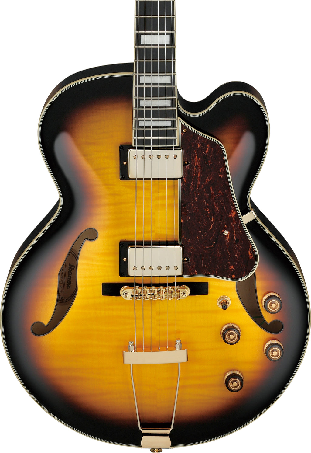 Ibanez Electric Guitar - AF Artcore Expressionist 6str Electric Guitar - Antique Yellow Sunburst - AF95FMAYS