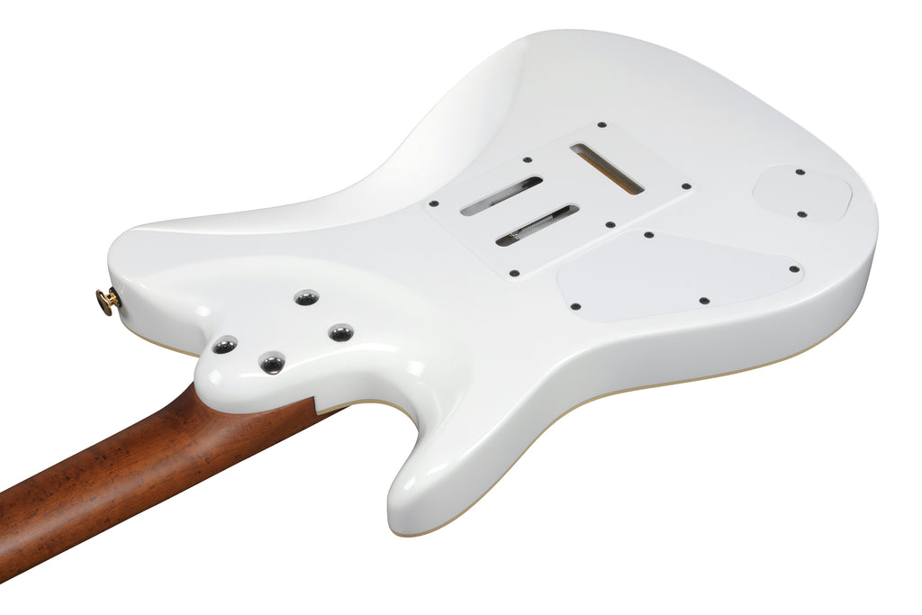 Ibanez Electric Guitar - Lari Basilio Signature 6str Electric Guitar w/Case - White - LB1WH