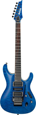 Ibanez Electric Guitar - S Prestige 6str Electric Guitar w/Case - Natural Blue - S6570QNBL