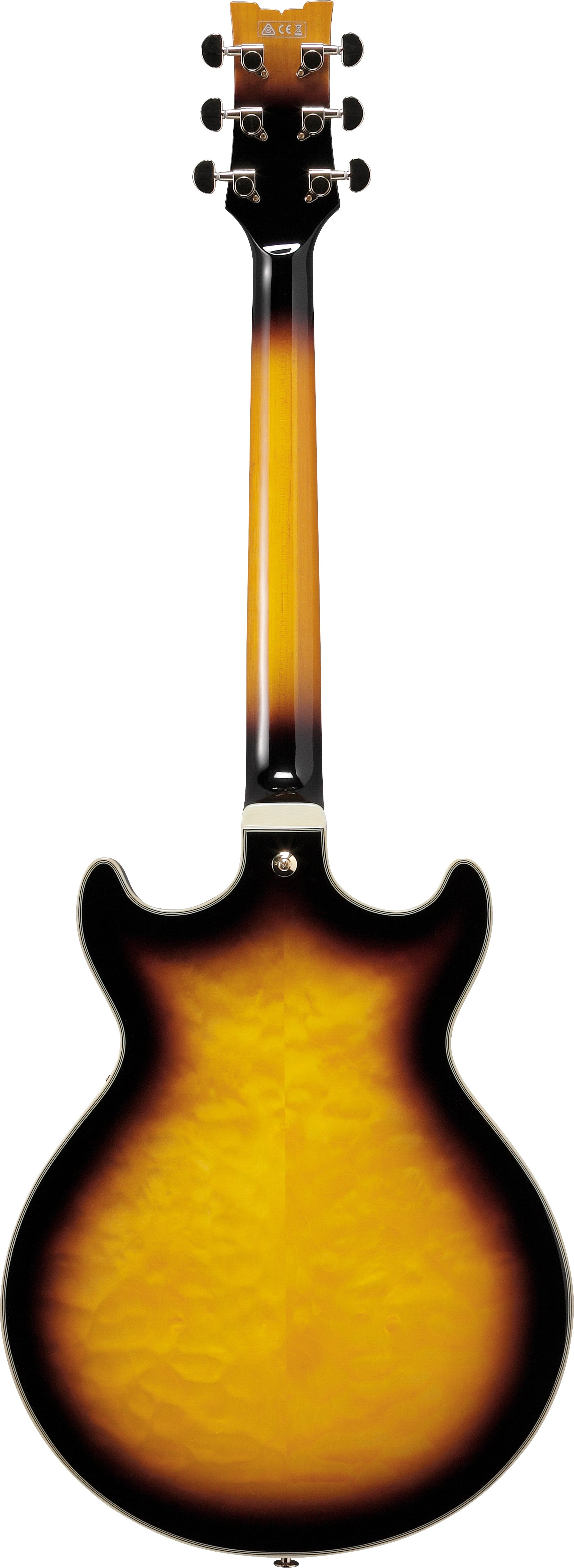 Ibanez Electric Guitar - AM Artcore Expressionist 6str Electric Guitar - Antique Yellow Sunburst - AM93QMAYS