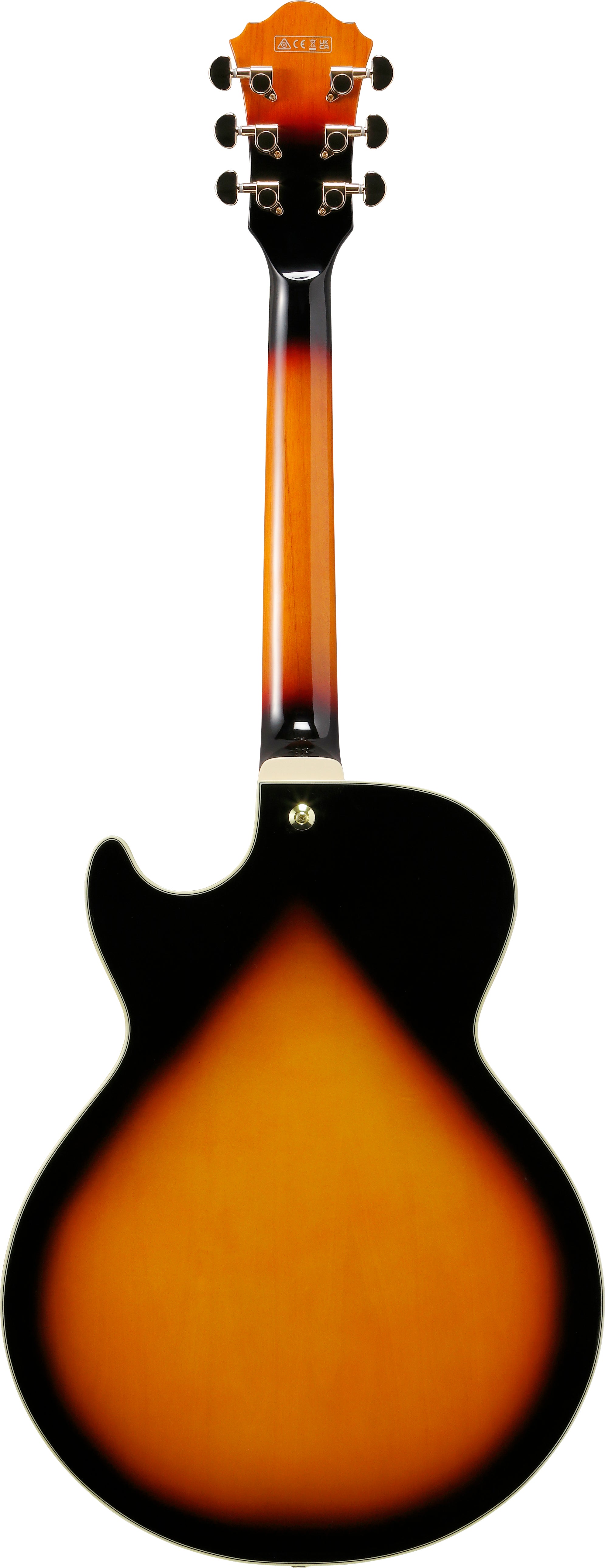 Ibanez Electric Guitar - AG Artcore Full-hollow Electric Guitar - Brown Sunburst - AG75GBS