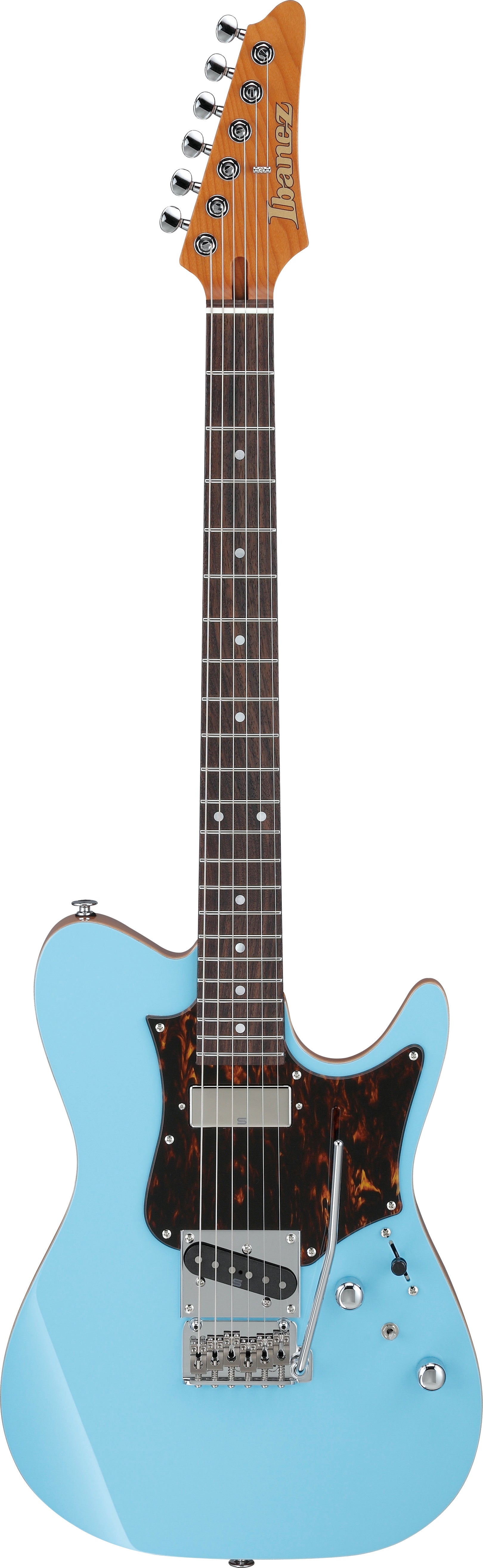 Ibanez Electric Guitar - Tom Quayle Signature 6str Electric Guitar w/Case - Celeste Blue - TQMS1CTB