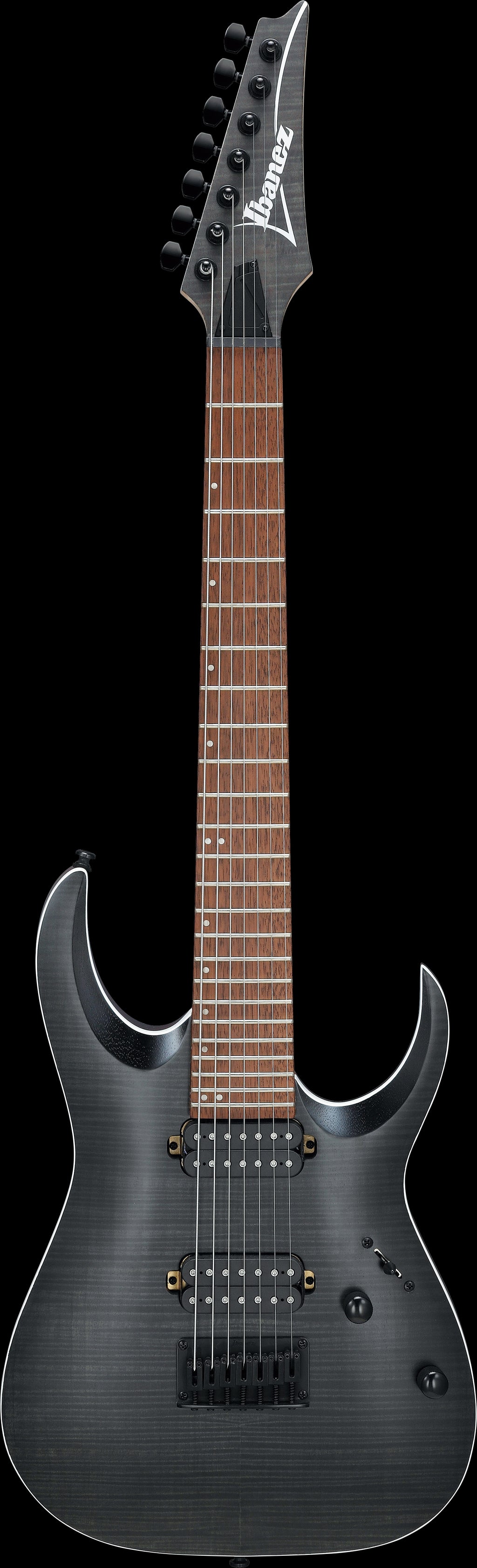 Ibanez Electric Guitar - RGA Standard 7str Electric Guitar - Transparent Gray Flat - RGA742FMTGF