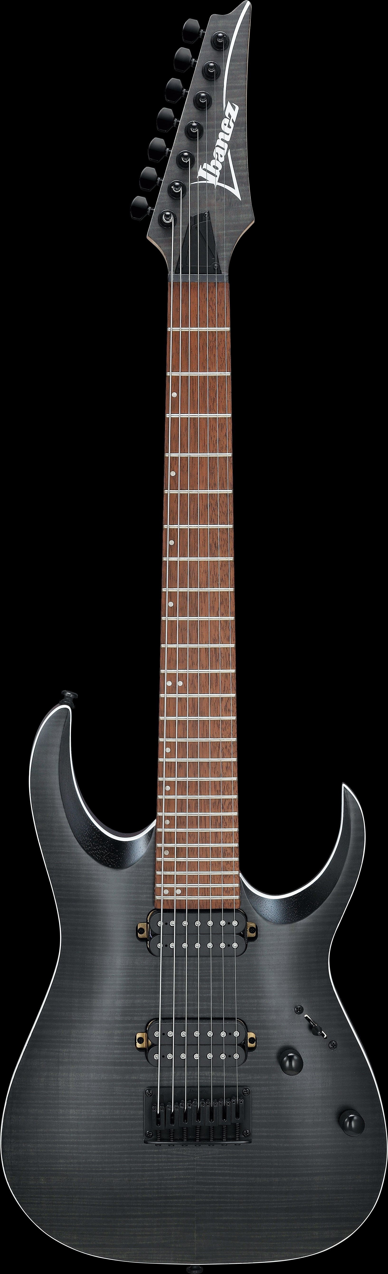Ibanez Electric Guitar - RGA Standard 7str Electric Guitar - Transparent Gray Flat - RGA742FMTGF