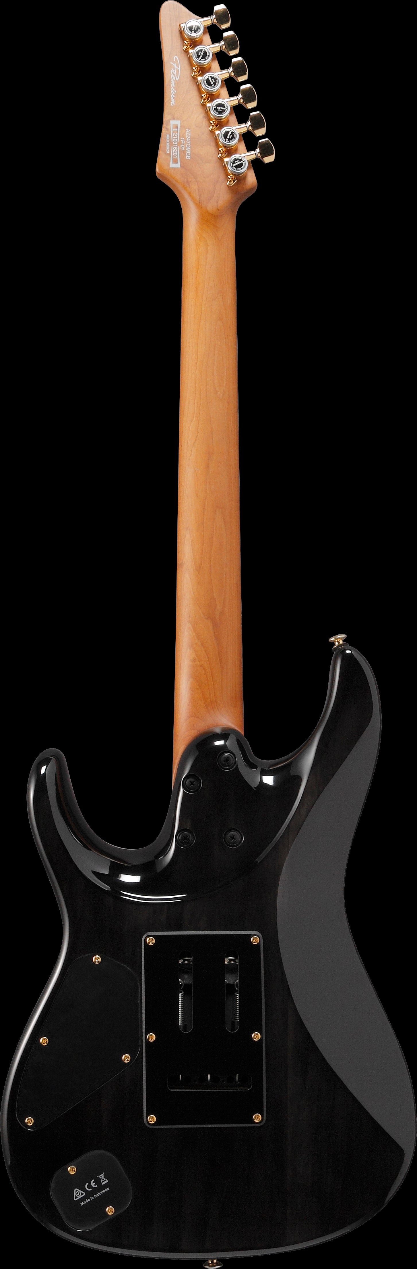 Ibanez Electric Guitar - AZ Premium 6str Electric Guitar - Black Ice Burst - AZ47P1QMBIB